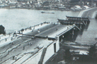 昭和大橋 被災後の復旧工事